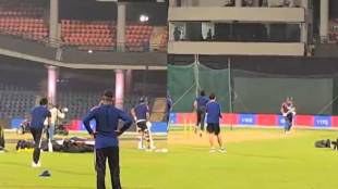 Jasprit Bumrah bowling with new longer run up in practice session