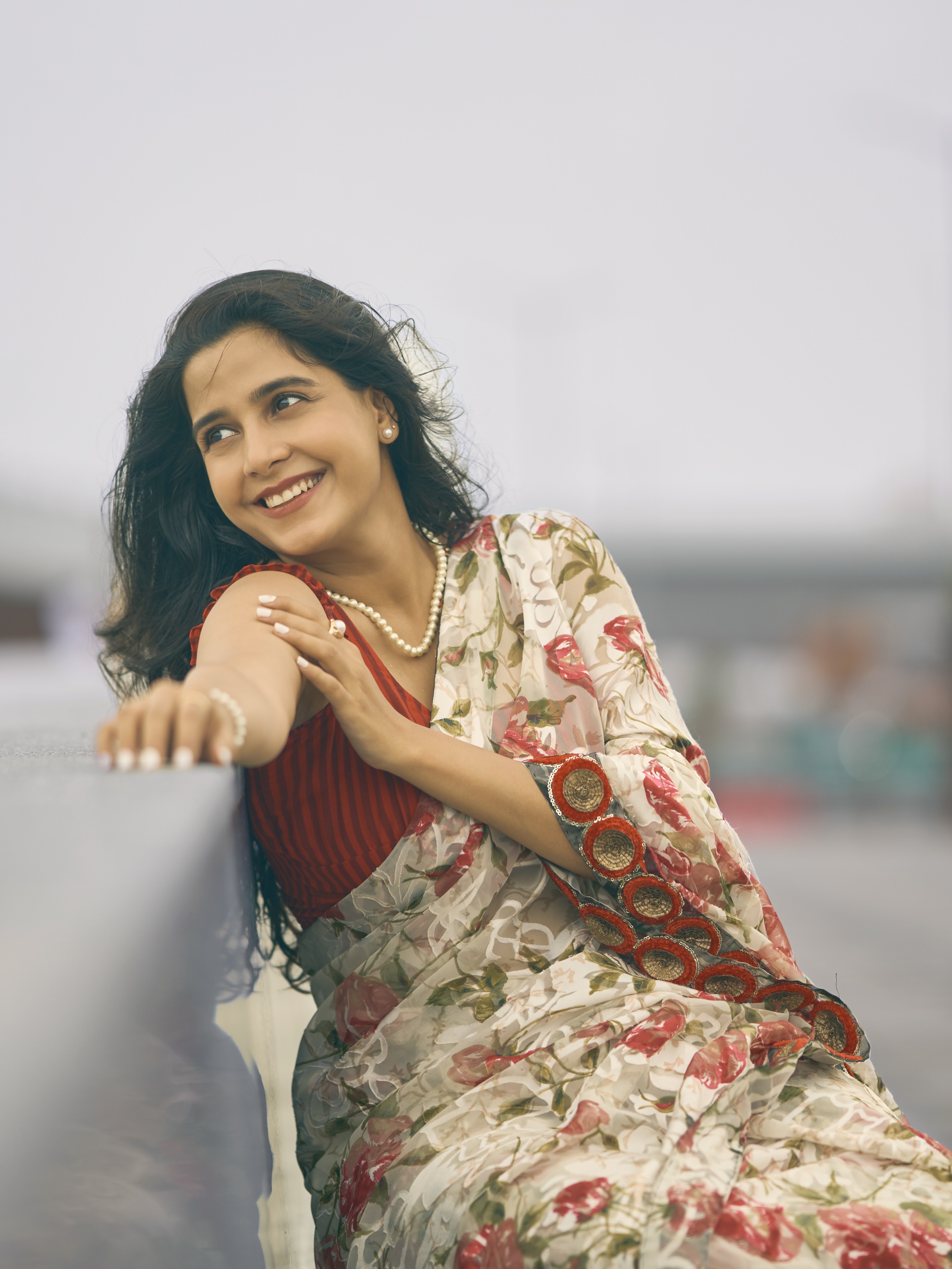 Jui Bhagwat Mumbai Rain Retro Look Photoshoot