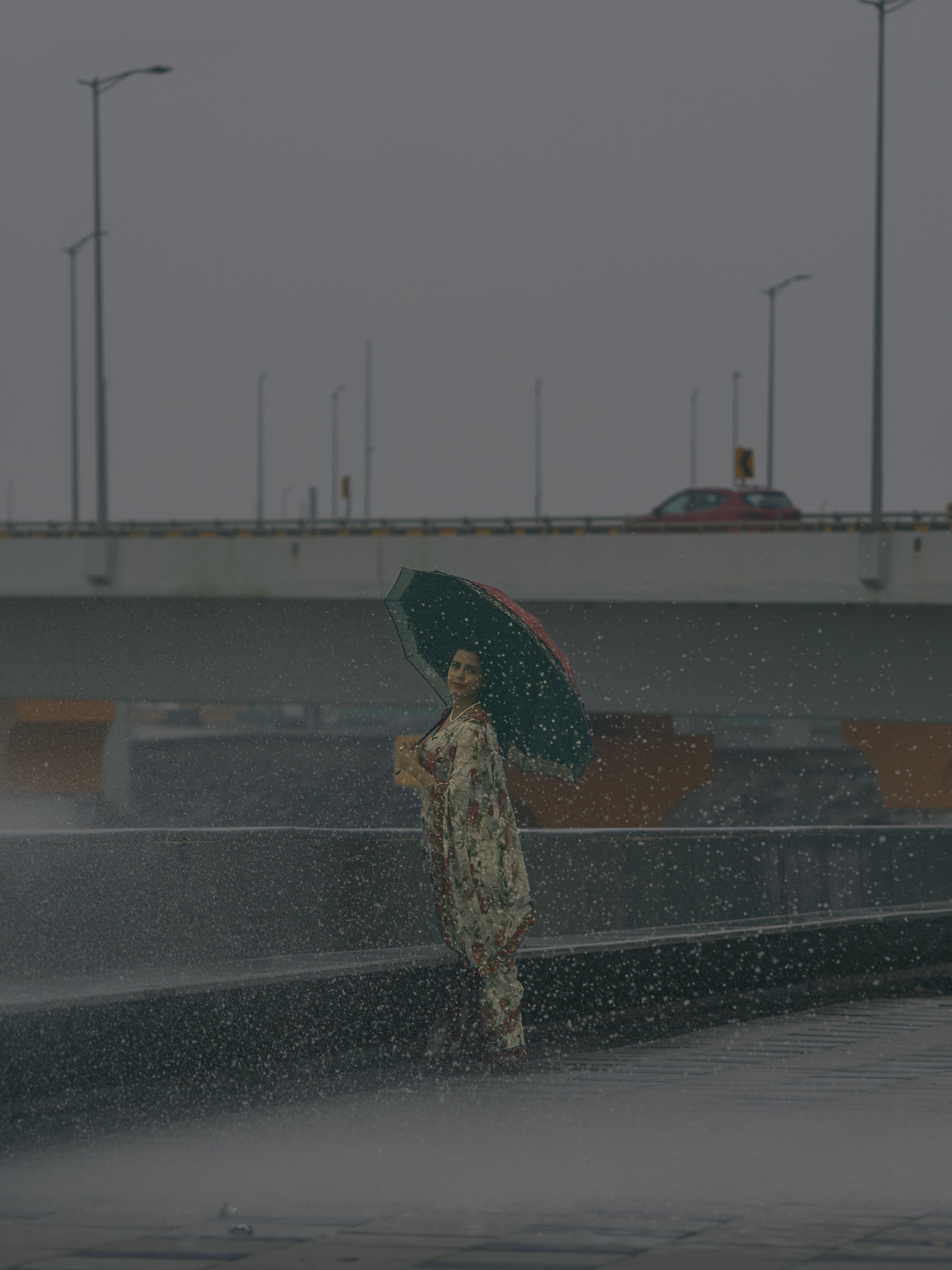 Jui Bhagwat Mumbai Rain Retro Look Photoshoot