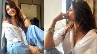 Maadhavi Nemkar White Shirt Pant Bold Look