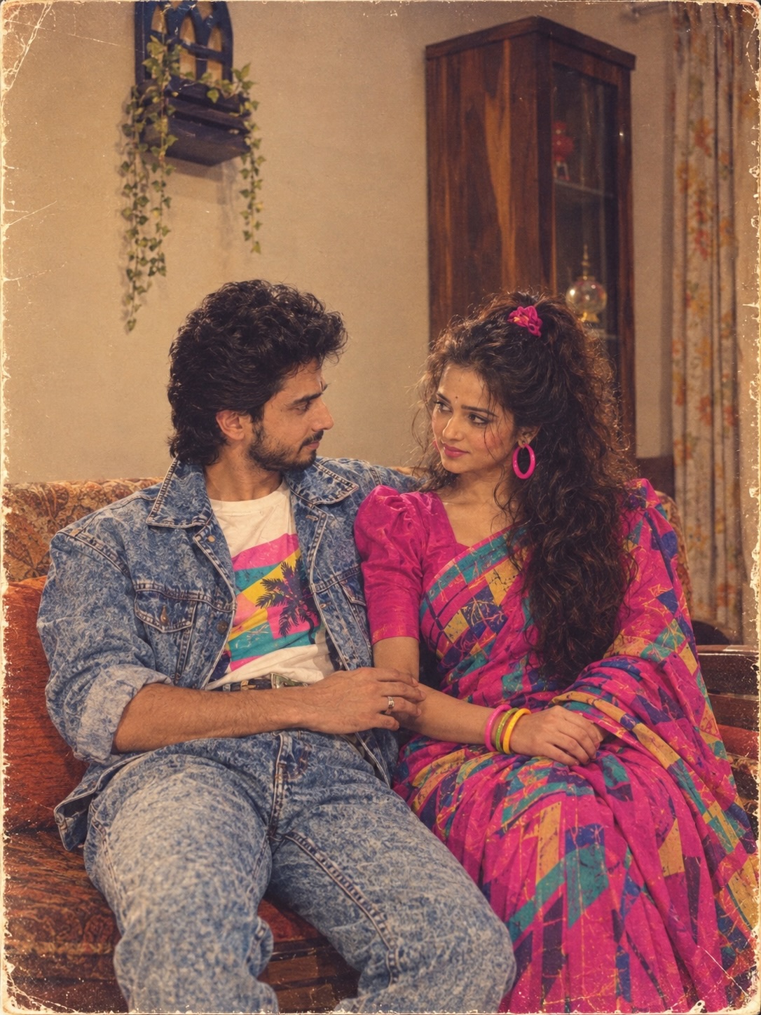 Madhura Joshi Guru Divekar 80s Vibe AI Look