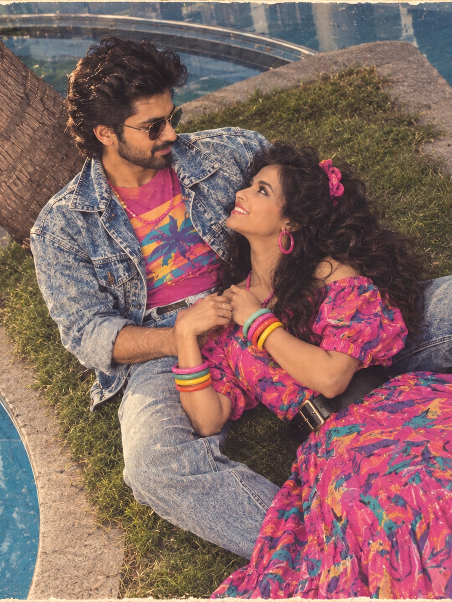Madhura Joshi Guru Divekar 80s Vibe AI Look