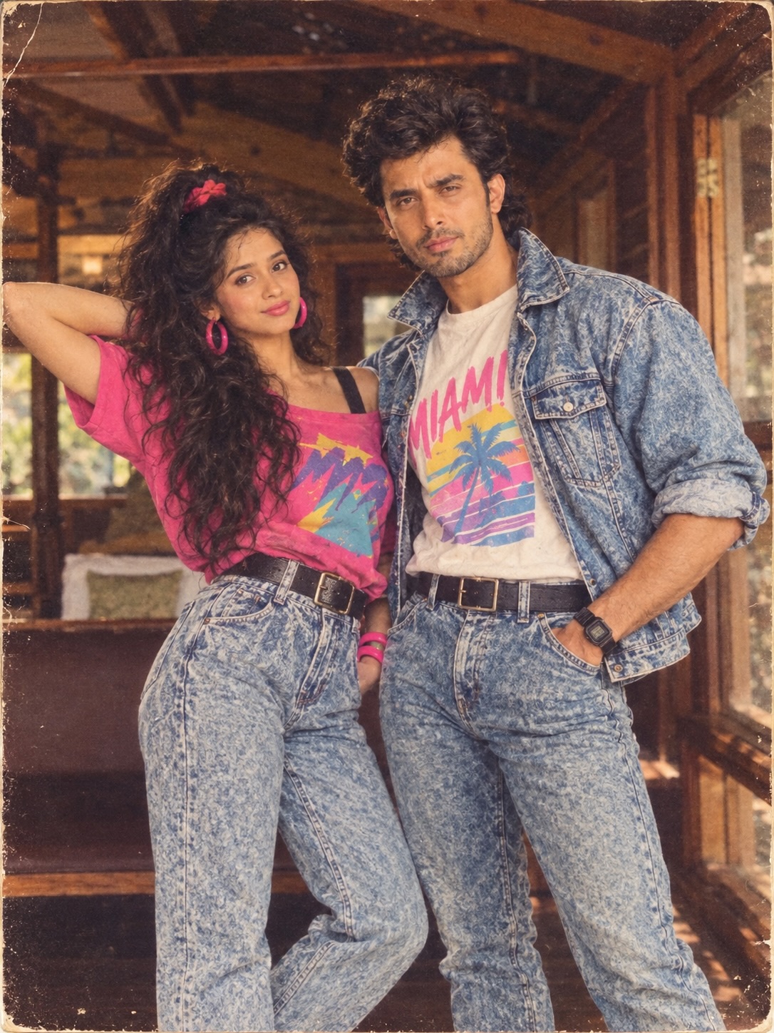 Madhura Joshi Guru Divekar 80s Vibe AI Look