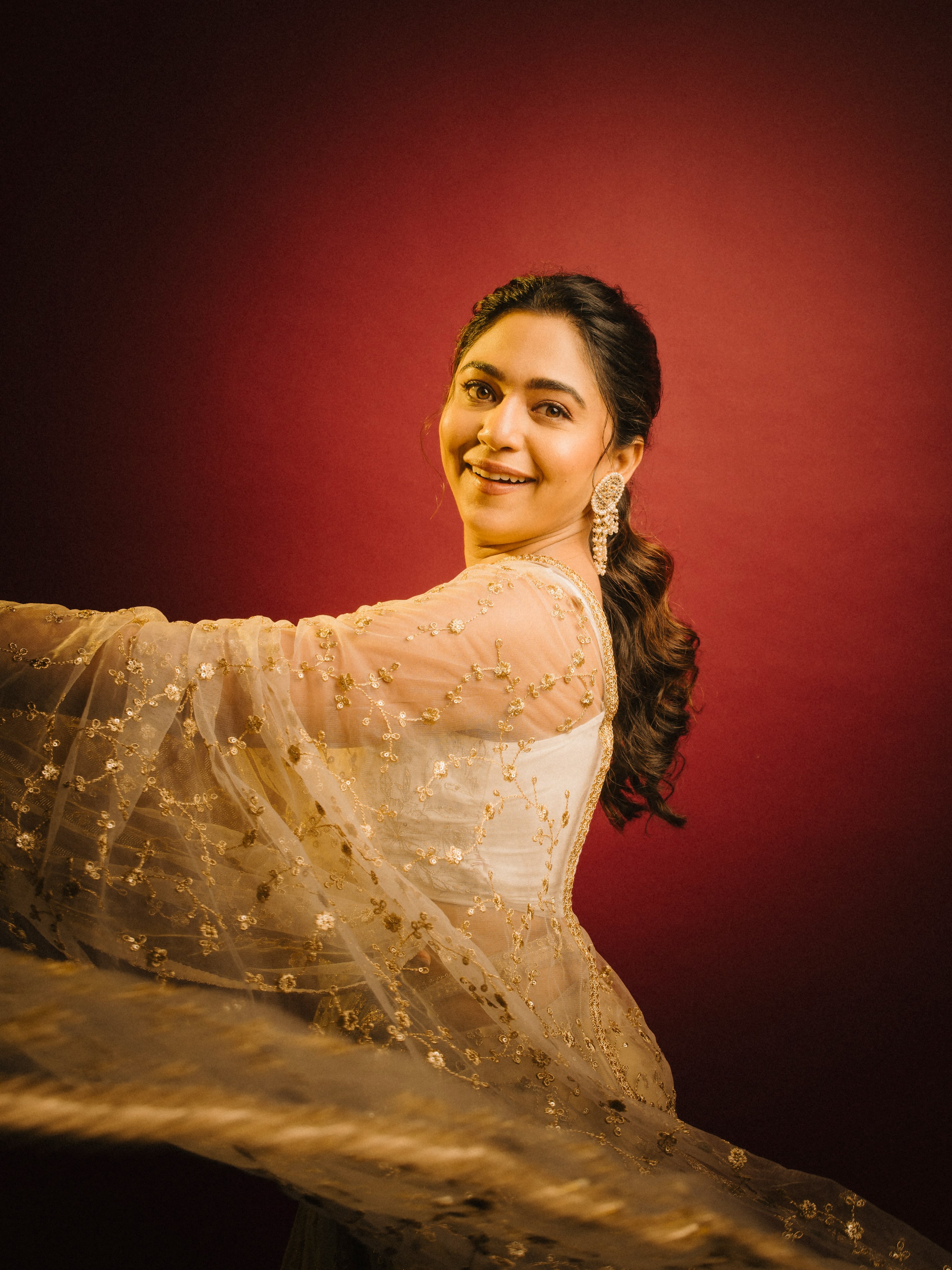 Mrunmayee Deshpande Rao White Dress Look