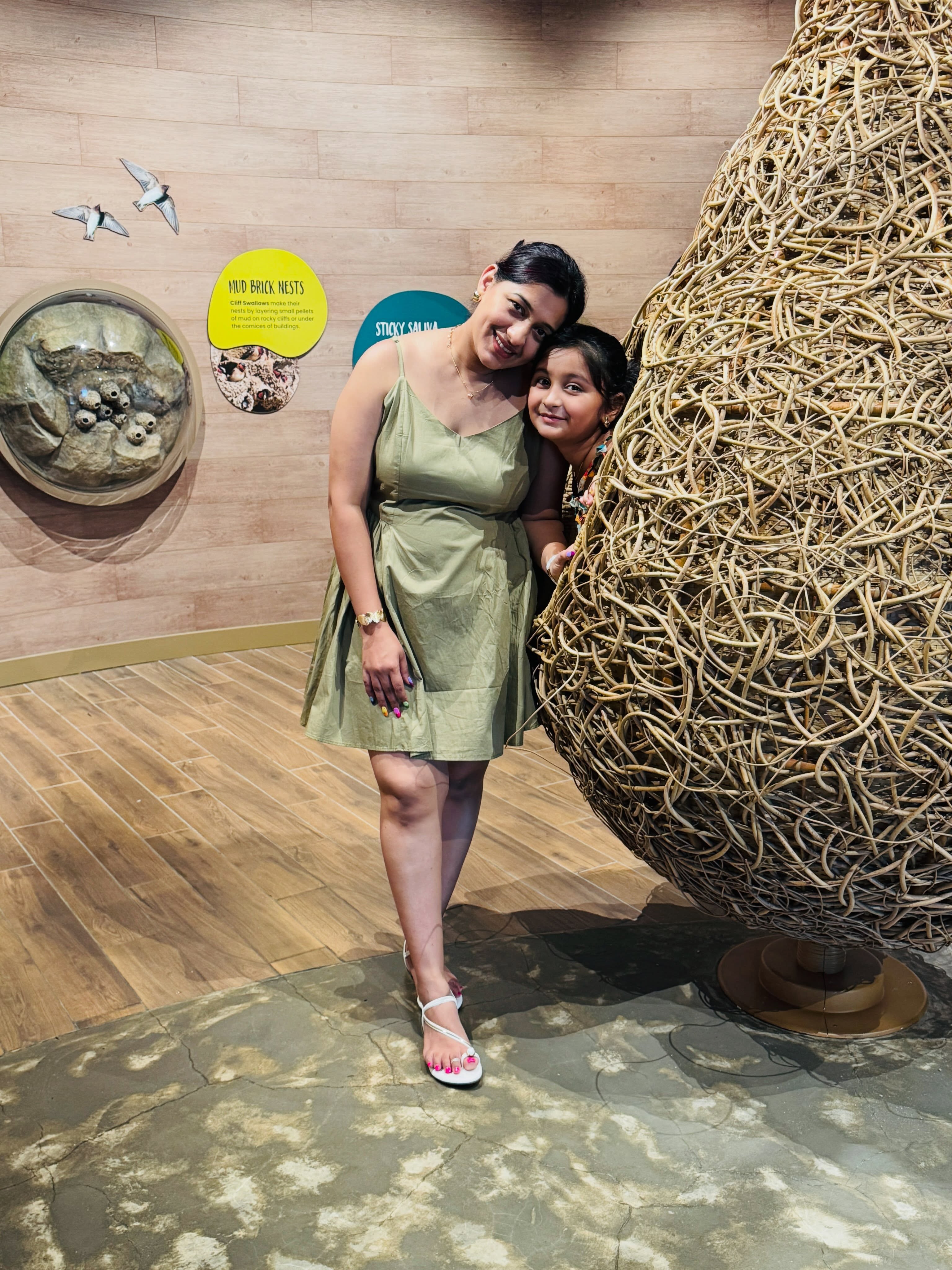 Myra Vaikul At Singapore Zoo With Family