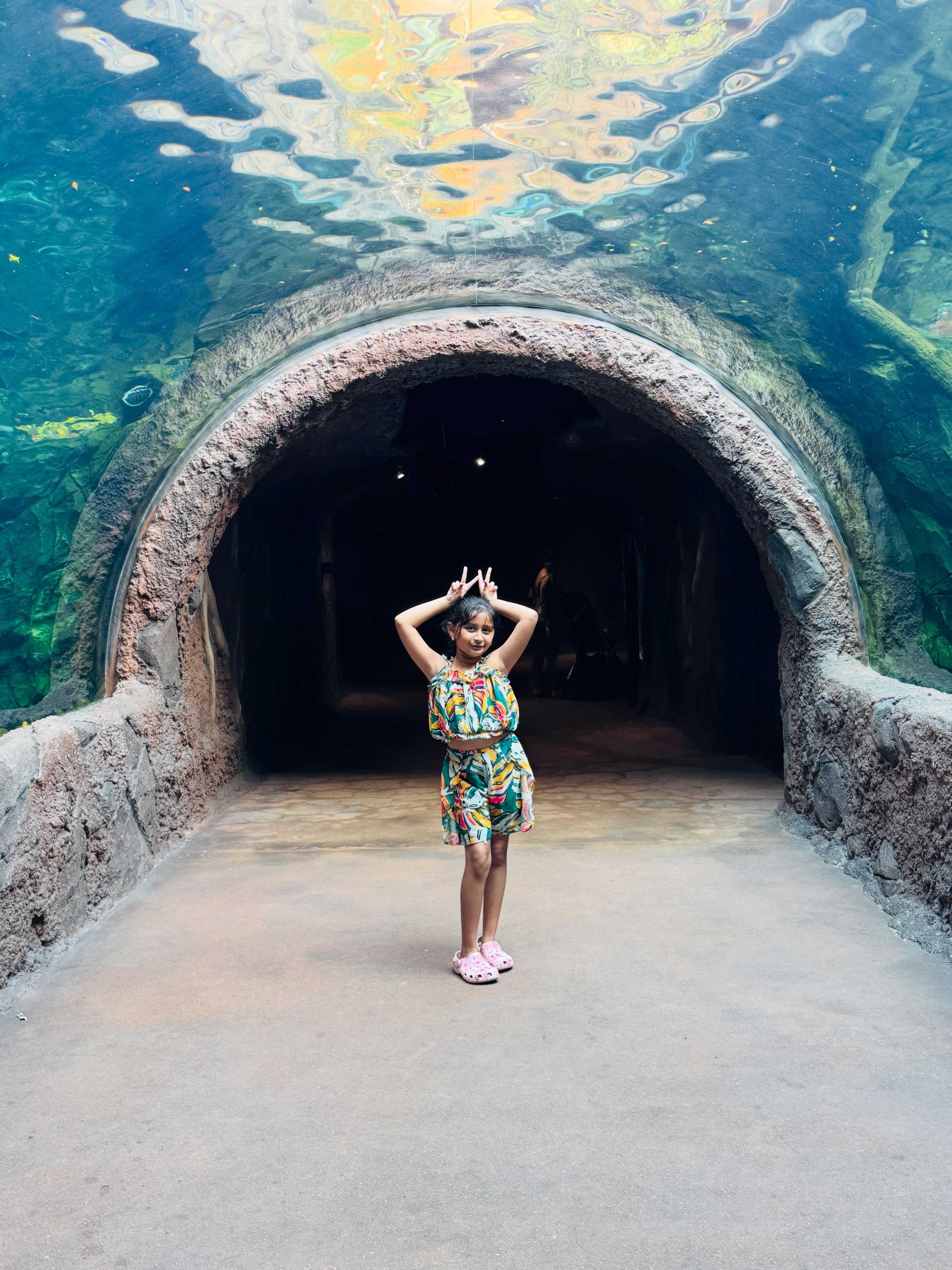 Myra Vaikul At Singapore Zoo With Family