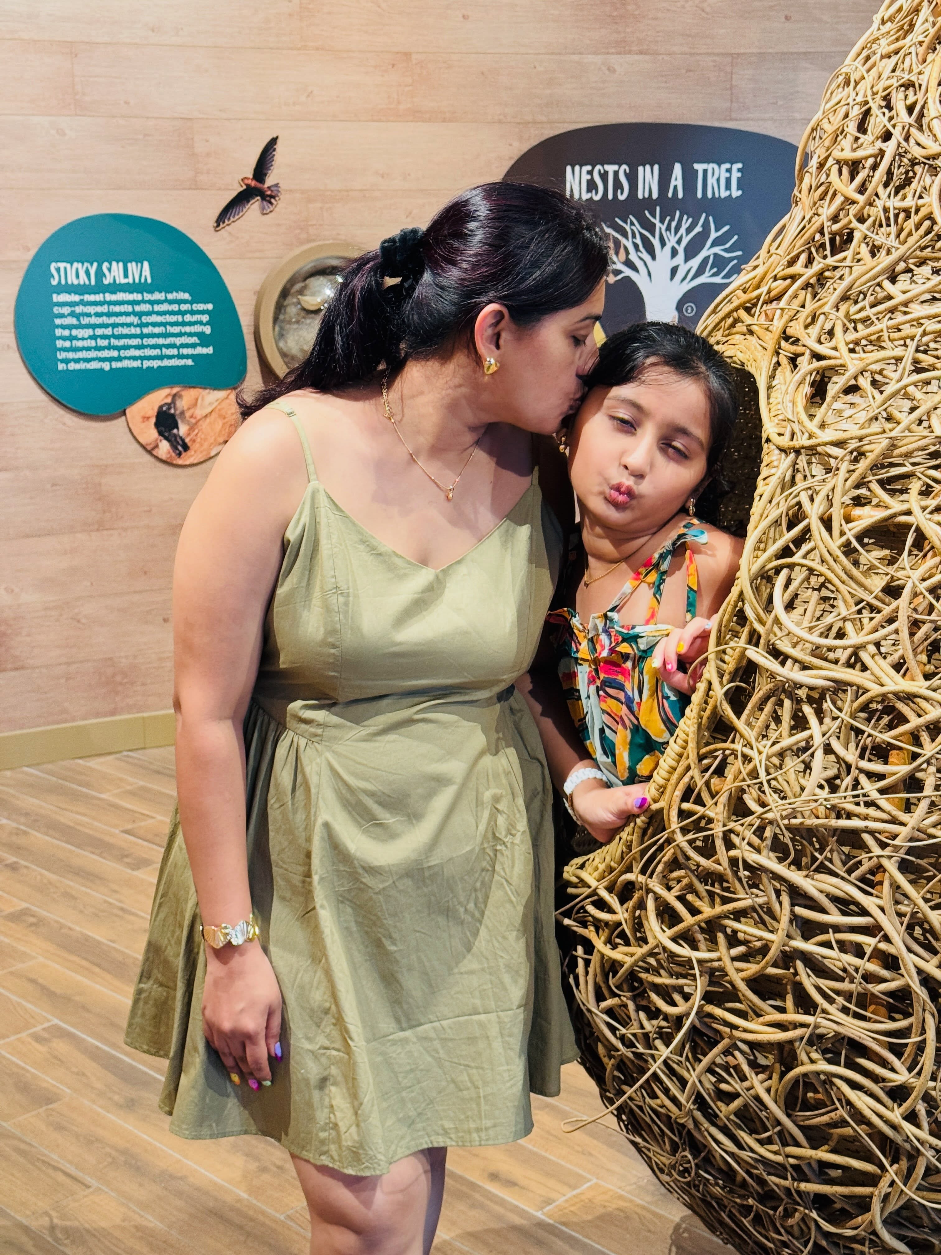 Myra Vaikul At Singapore Zoo With Family