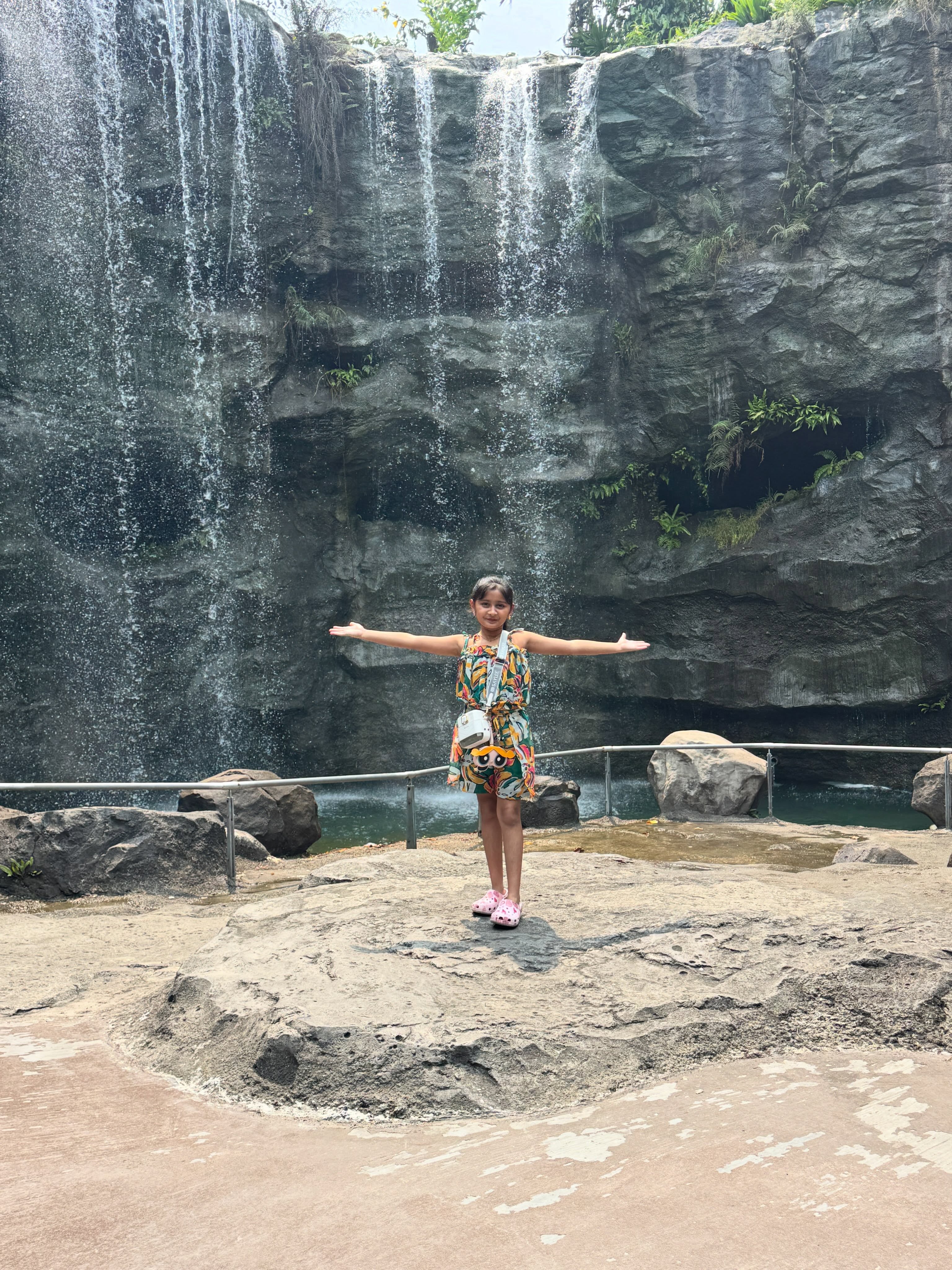 Myra Vaikul At Singapore Zoo With Family