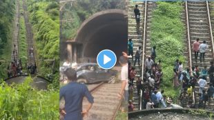 Navi Mumbai Parsik Hill Car Accident | Belapur Uran Railway Track Car Collapse | Navi Mumbai Railway Police Investigation | Belapur Train Service Disrupted