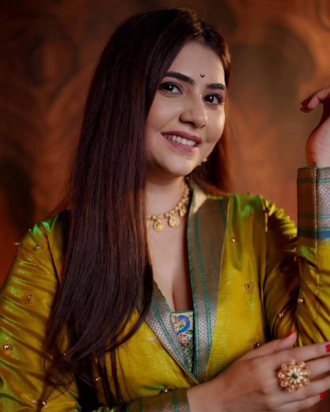 Veena Jagtap Indo Western outfit