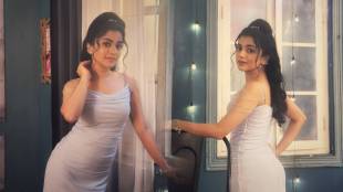 Krutika Deo in gown