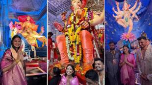 Gautami Patil Mumbai Ganpati darshan