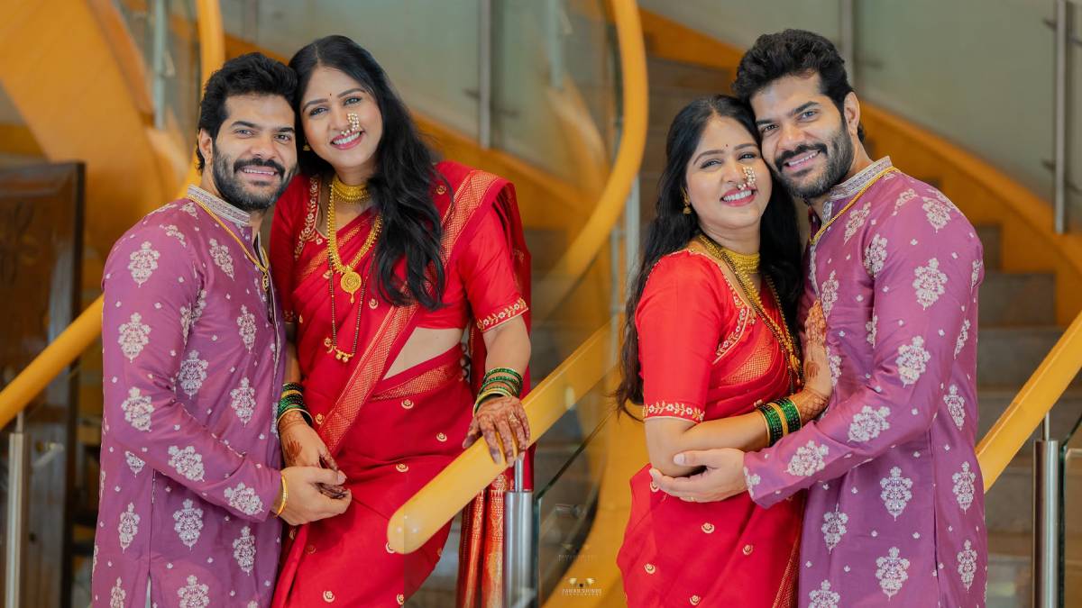 Akshaya and Hardeek traditional photoshoot