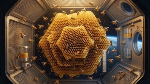 NASA space bees experiment 1984 | bees making beehive in microgravity | space farming research NASA Discovery | Dharmesh Shinde space science article
