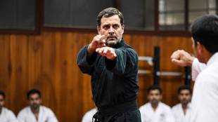 Rahul Gandhi Nashik Martial Arts Jiu Jitsu | Rahul Gandhi Congress District Presidents Training Nashik | Gangapur Dam Resort Congress Camp Maharashtra | Japanese Martial Arts Aikido Jiu Jitsu Rahul Gandhi
