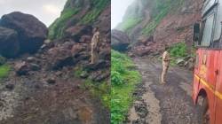 Raghuveer Ghat Landslide: रघुवीर घाटात पुन्हा दरड; रत्नागिरी-सातारा मार्ग ठप्प
