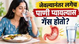 drinking water immediately after a meal cause gas