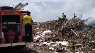 Pachubandar Vasai Garbage Dumping Ground Fire | Vasai Virar Municipal Corporation Illegal Dumping | Vasai Fire Smoke Health Issues | Koli Samaj Jivan Seva Sanstha Complaint Vasai