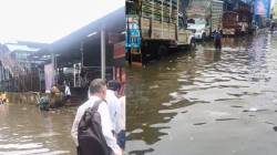वसई-विरारमध्ये मुसळधार पाऊस सखल भागात साचले पाणी; गणेशोत्सवाच्या पूर्वसंध्येला नागरिकांची तारांबळ