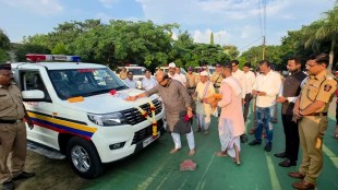 Jalgaon Police New Bolero Neo Patrol Vehicles | Guardian Minister Gulabrao Patil Inauguration | Jalgaon Police Fleet Patrol Van Launch | Jalgaon District Annual Plan Police Vehicle Fund