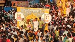 भुलेश्वरचा राजा गणपती विसर्जनासाठी गिरगांव चौपाटीवर दाखल; भीषण दुर्घटनेनंतर जड अंतःकरणाने गणपतीला निरोप
