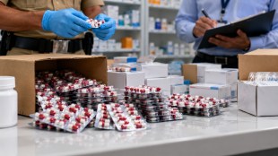 pregabalin capsules seized in navi mumbai | anc fda raid khandeshwar medical store | vishal jadhav arrested pregabalin supply | navi mumbai crime news illegal drug sale