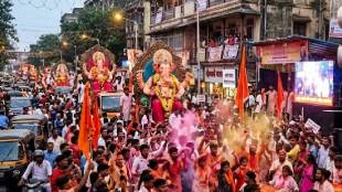 Navi Mumbai Ganesh Visarjan Noise Pollution Controversy | Prathamesh Gadkari Reporter Loksatta Navi Mumbai | Yogesh Chavan DCP Special Branch Navi Mumbai Police | Thane vs Navi Mumbai Ganesh Visarjan Noise Level Rules
