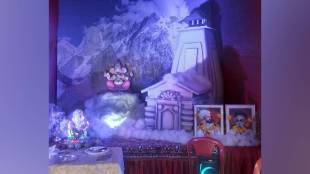 kalyan dudh naka ganpati | kedarnath temple replica kalyan ganeshotsav | sarang kelkar ganpati decoration | sanmitra mandal kalyan ganpati festival