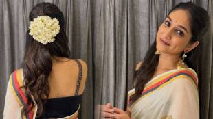 Priyadarshini Indalkar saree look