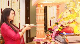 Amruta Fadnavis Ganesha puja for PM Modi