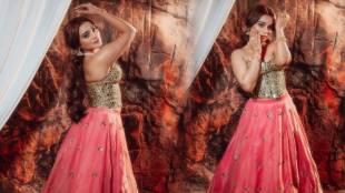 Tanvi Kolte turns Radha in pink lehenga