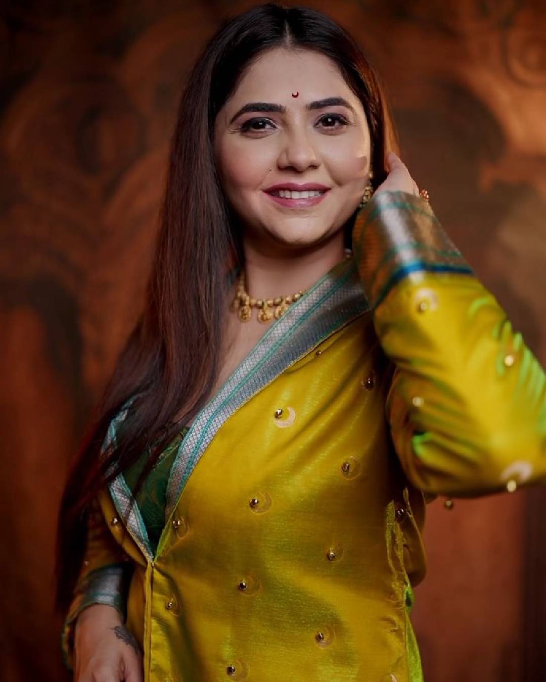 Veena Jagtap Indo Western outfit
