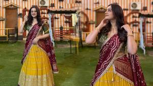 Photos: स्पृहा जोशीचे बांधणी घागऱ्यात सुंदर फोटोशूट; पारंपरिक लूकवर चाहते घायाळ!