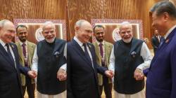 हातात हात अन् चेहऱ्यावर हास्य; मोदी, पुतिन अन् जिनपिंग यांच्या खास फोटोची जगभरात चर्चा; ‘ब्रिक्स’मधून काय संदेश दिला?