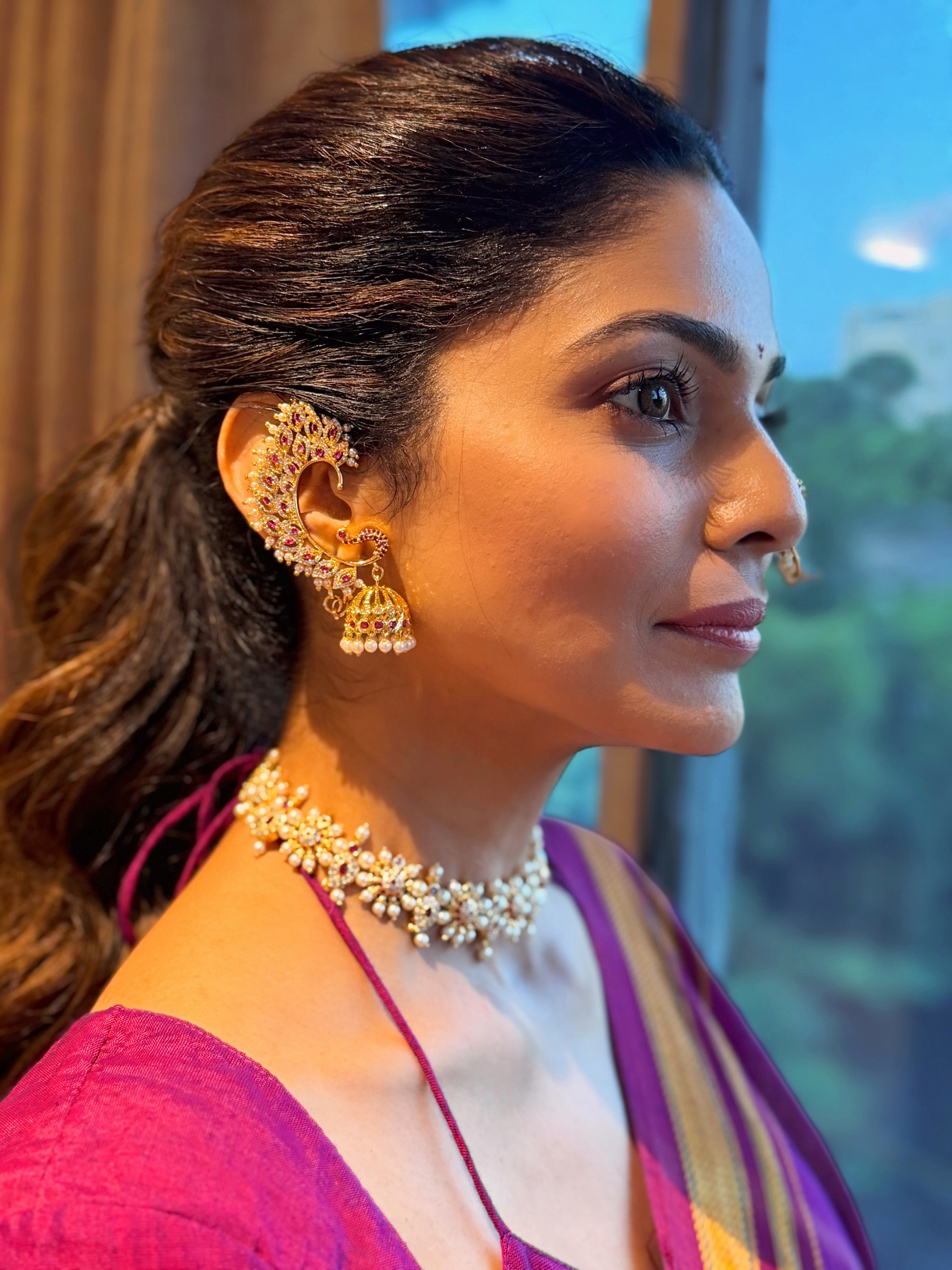 Pooja Sawant Irkal Saree Look