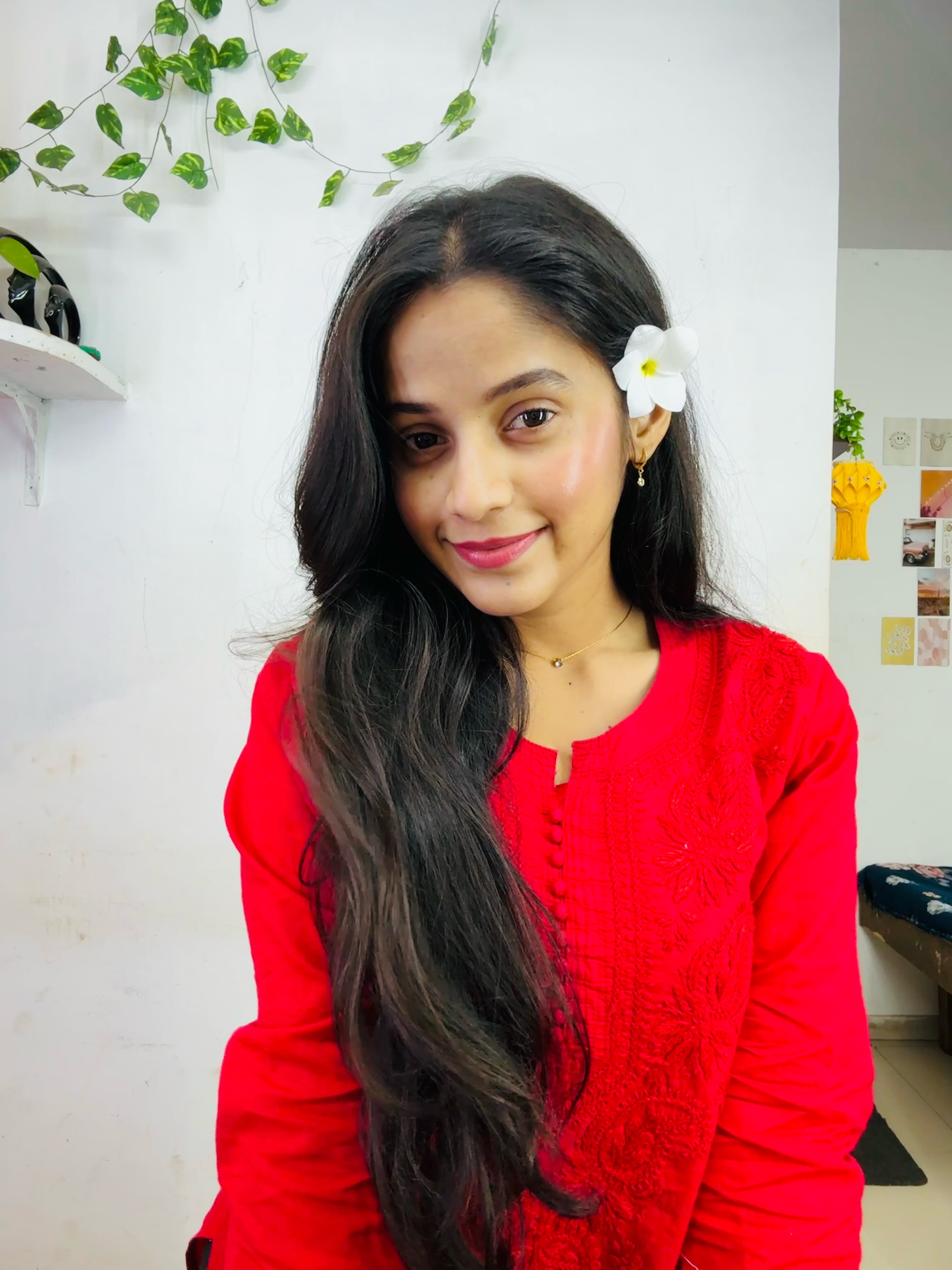 Prapti Redkar Red Dress Look
