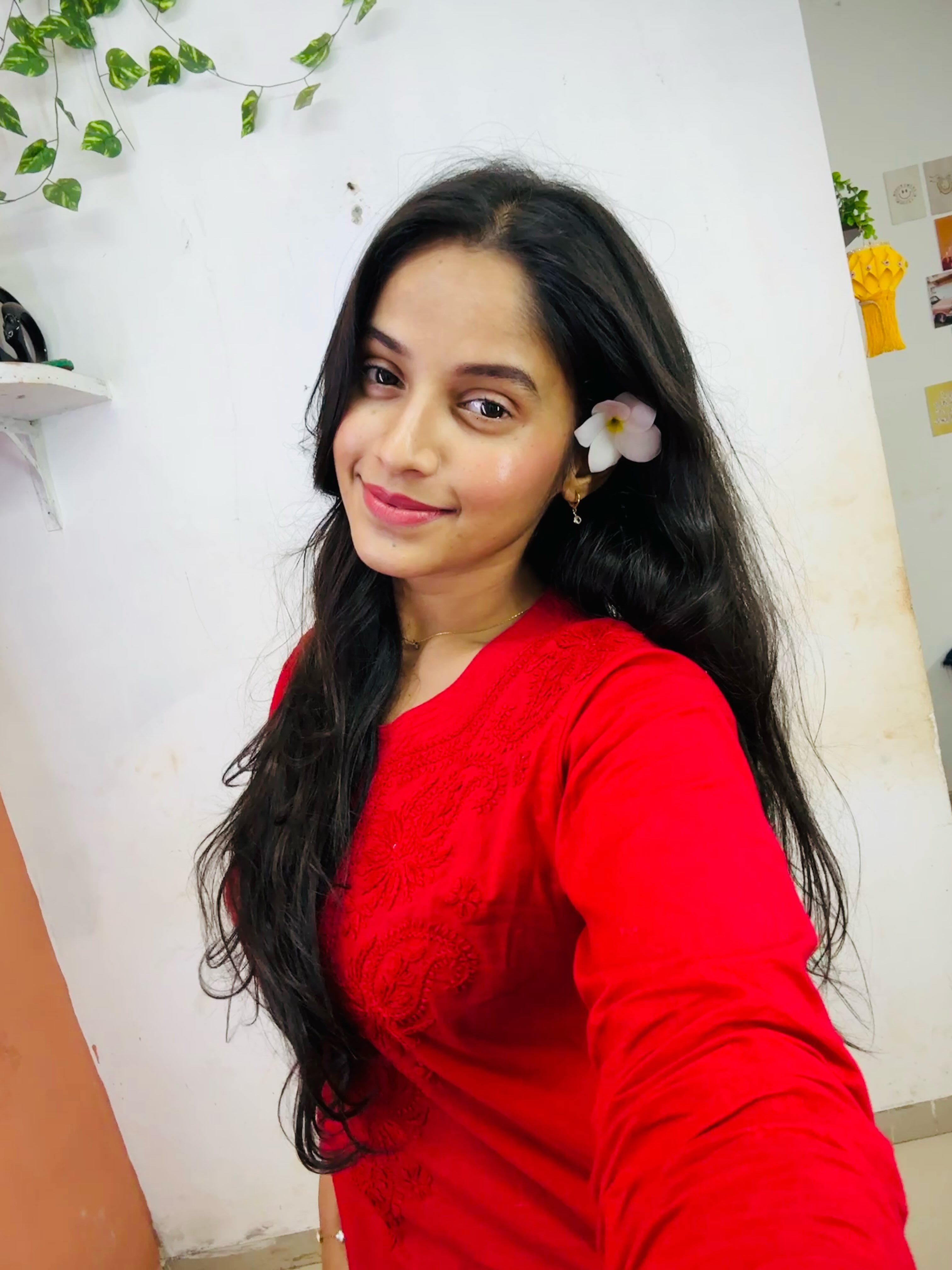 Prapti Redkar Red Dress Look