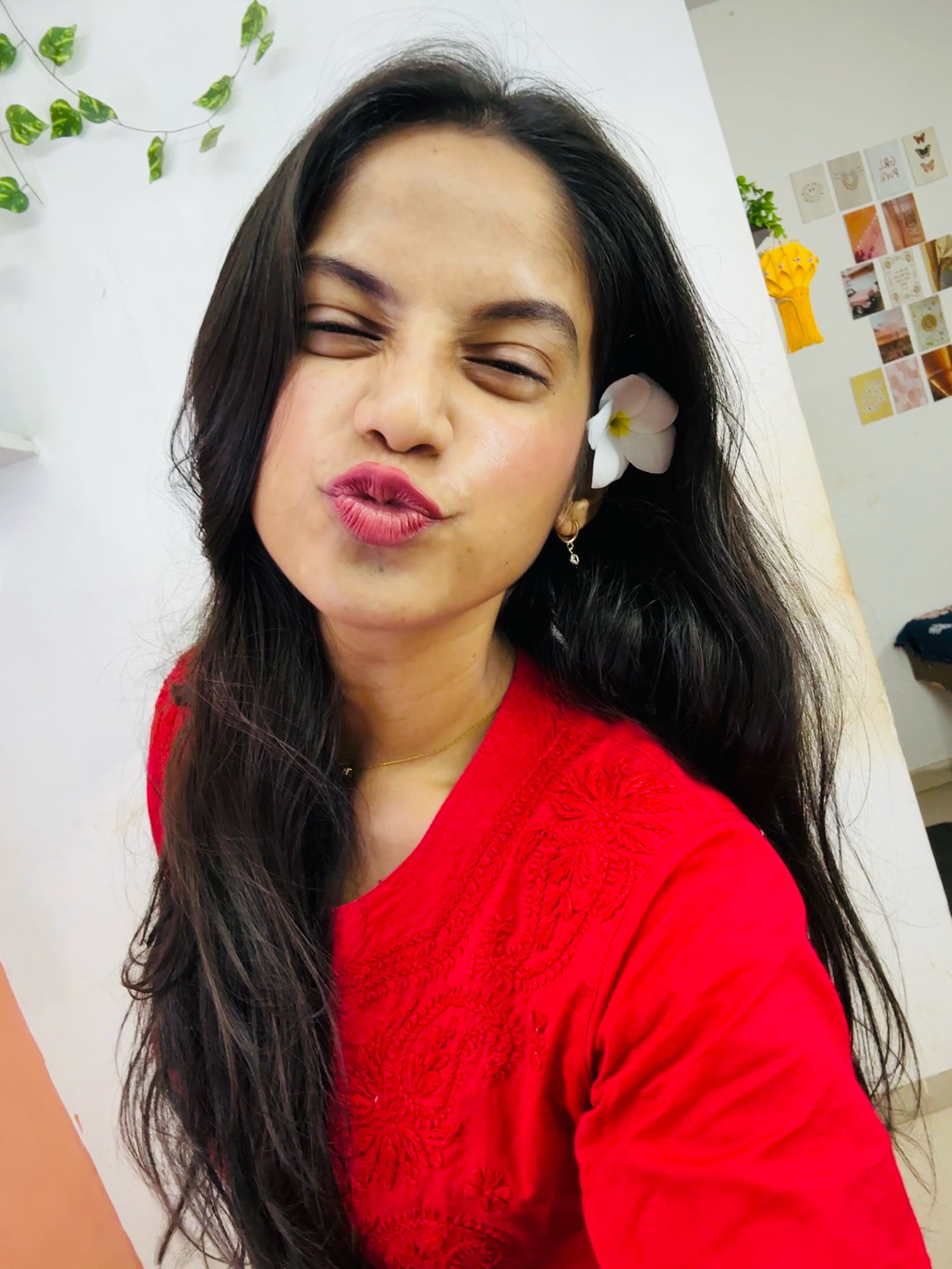 Prapti Redkar Red Dress Look