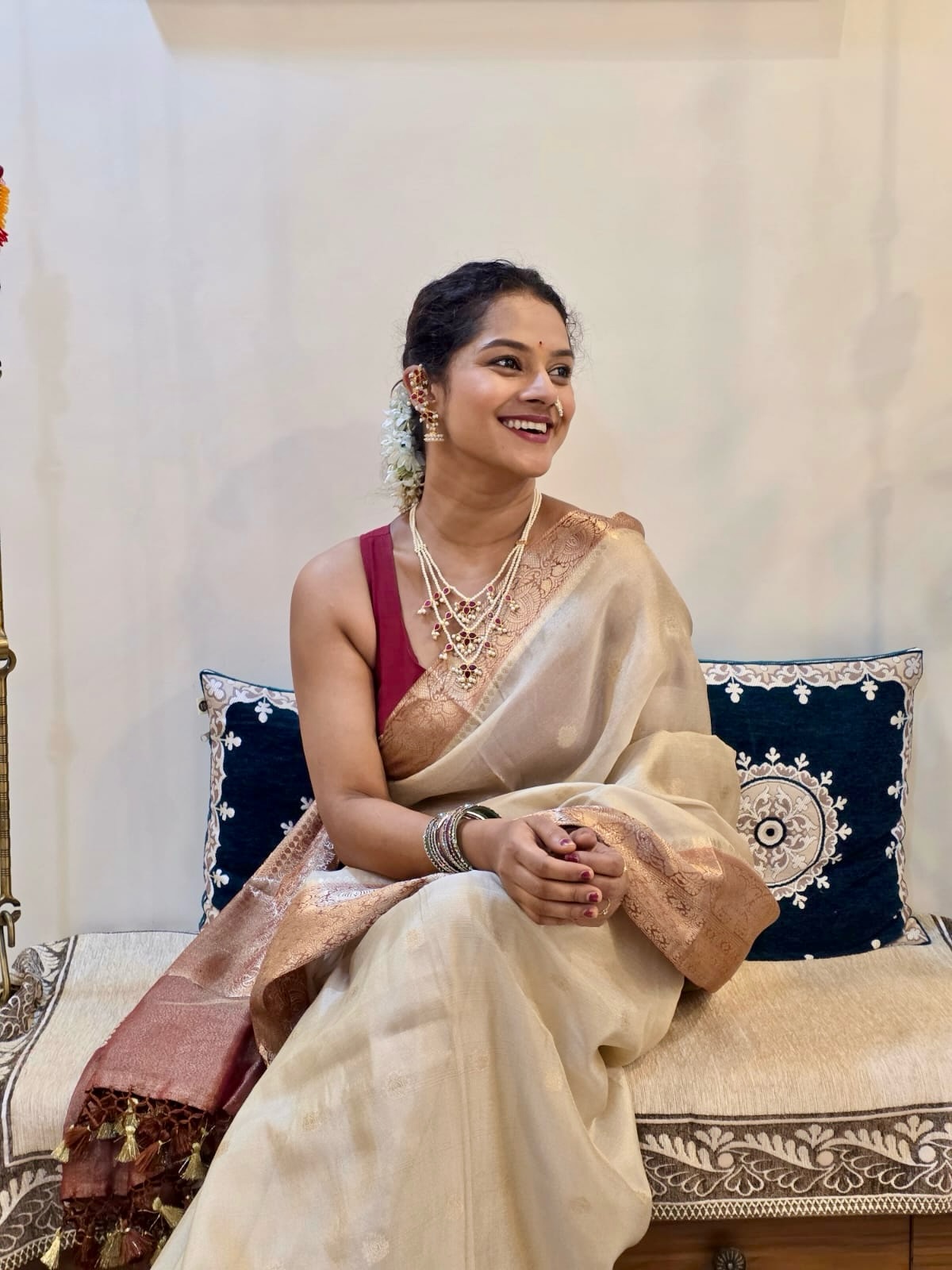 Sakshee Gandhi Saree Look