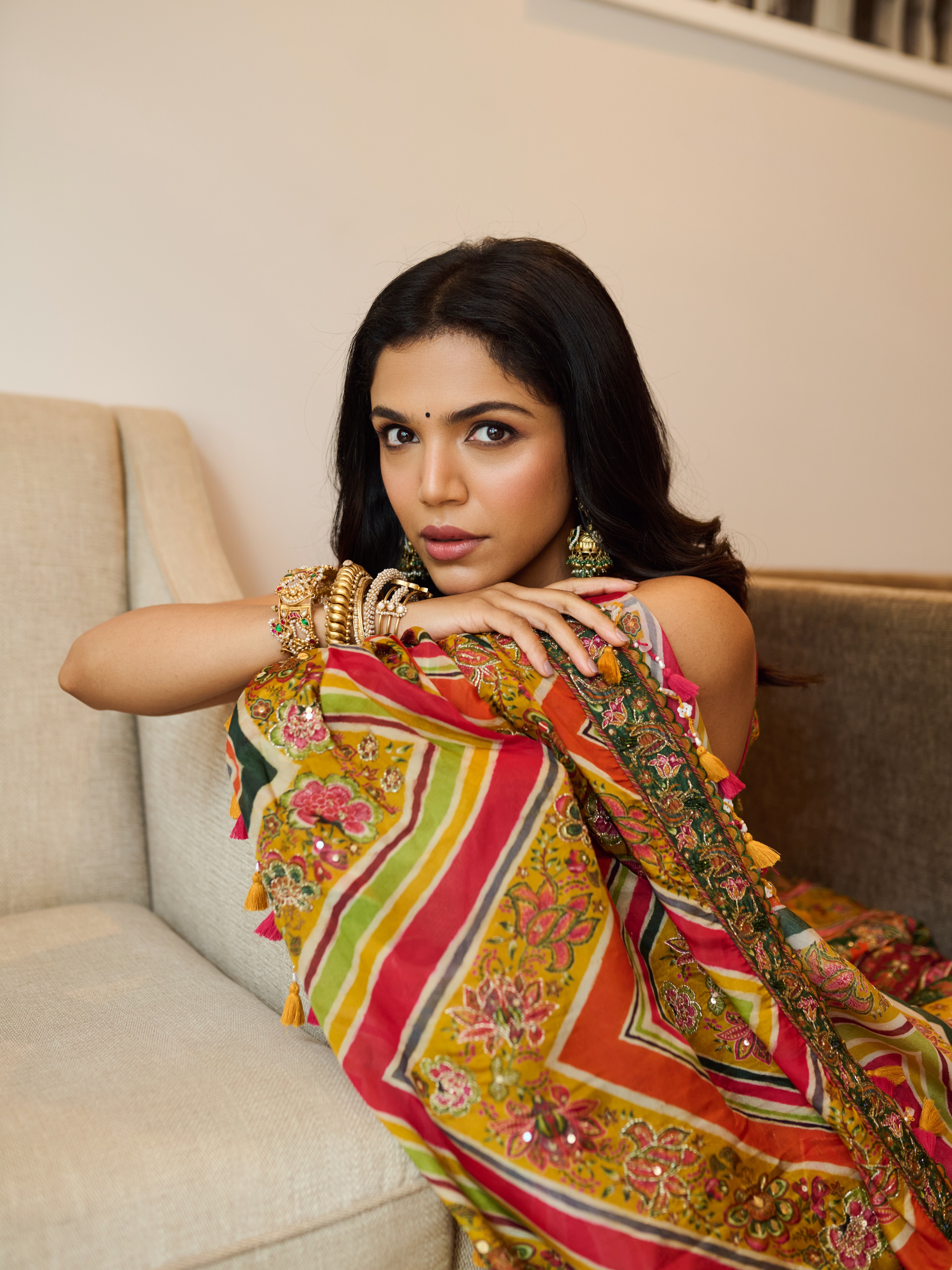 Shriya Pilgaonkar Anarkali Dress Look