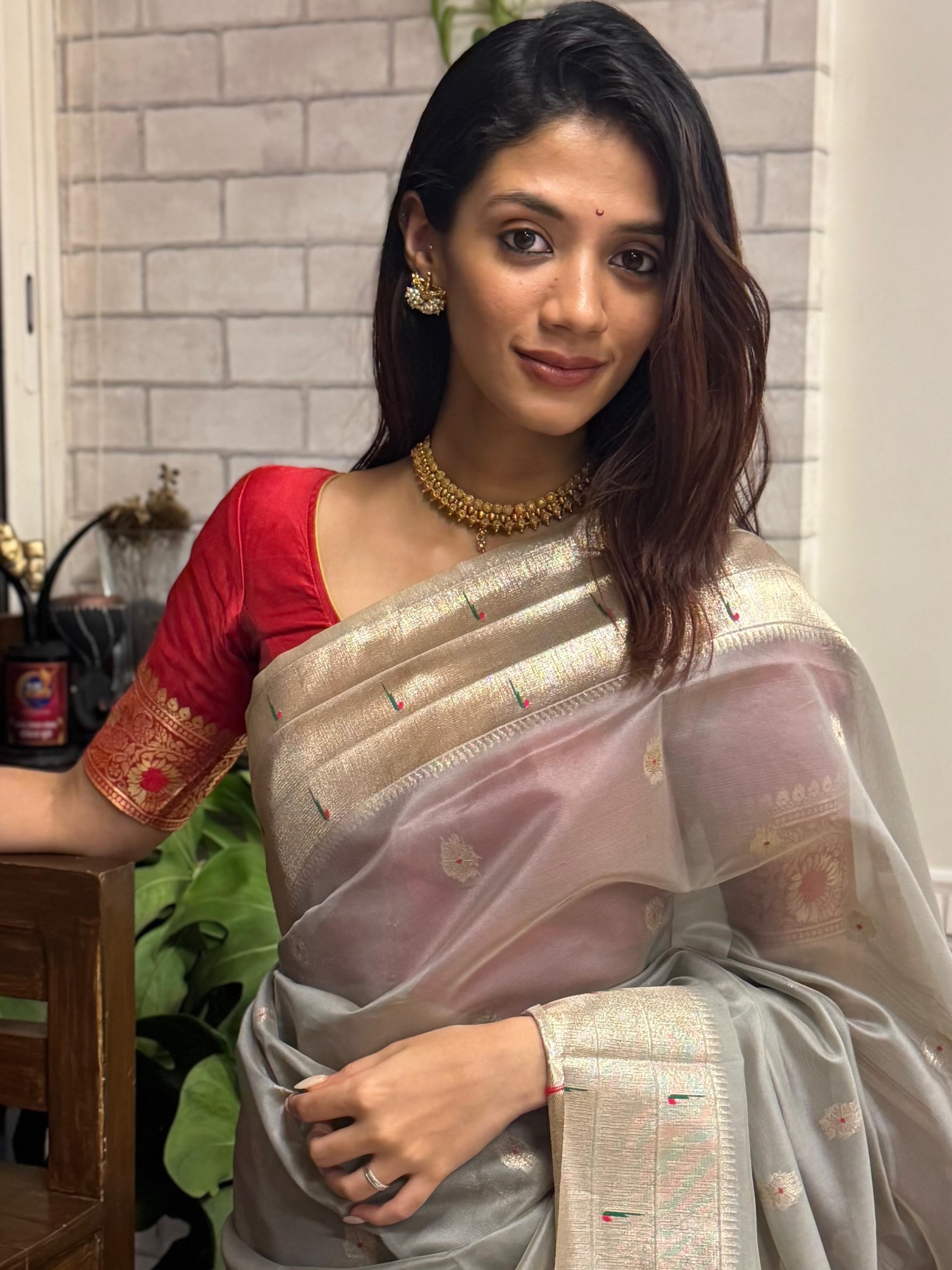Shubhaavi Lokesh Gupte Paithani Saree Look