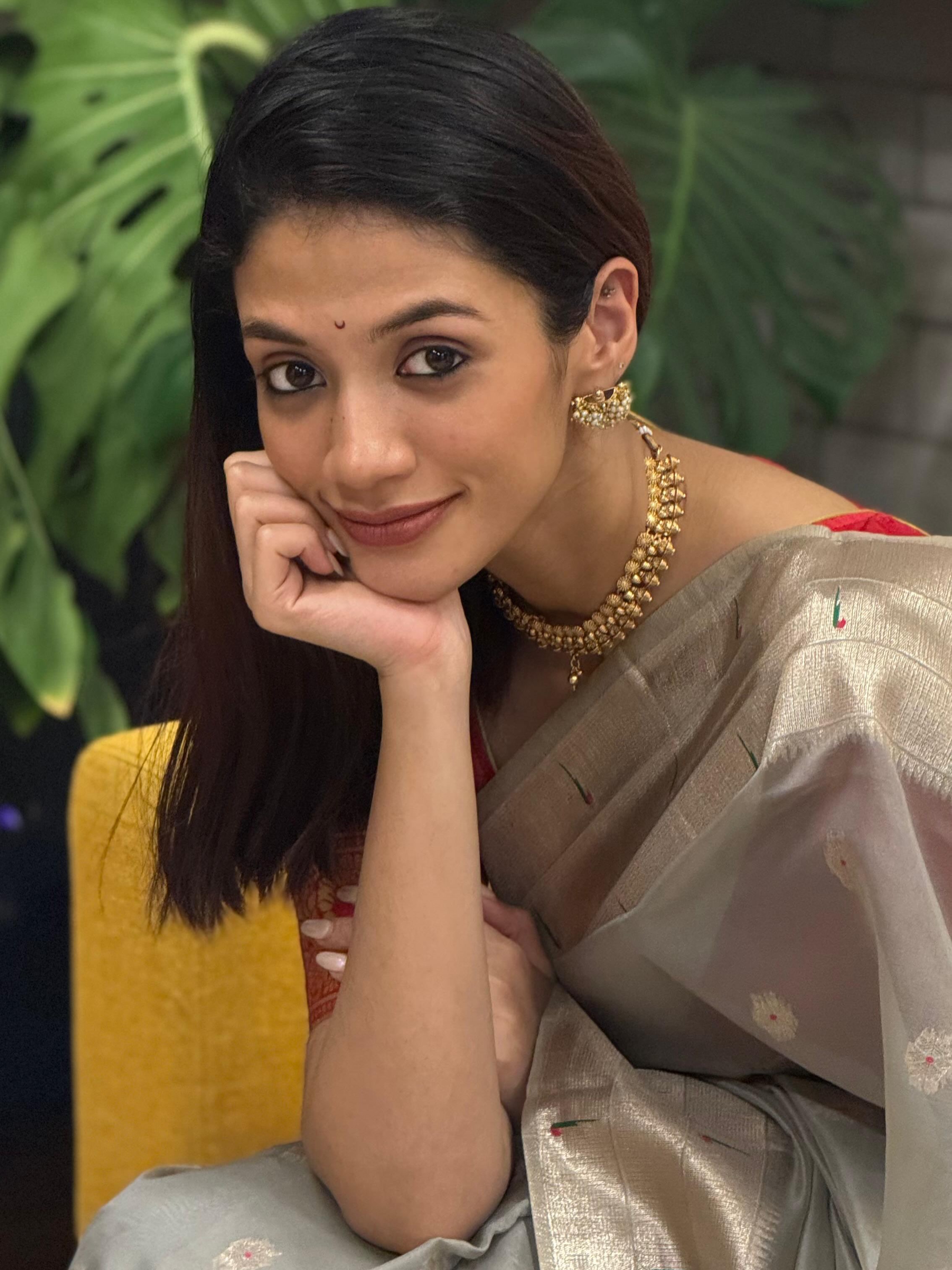 Shubhaavi Lokesh Gupte Paithani Saree Look