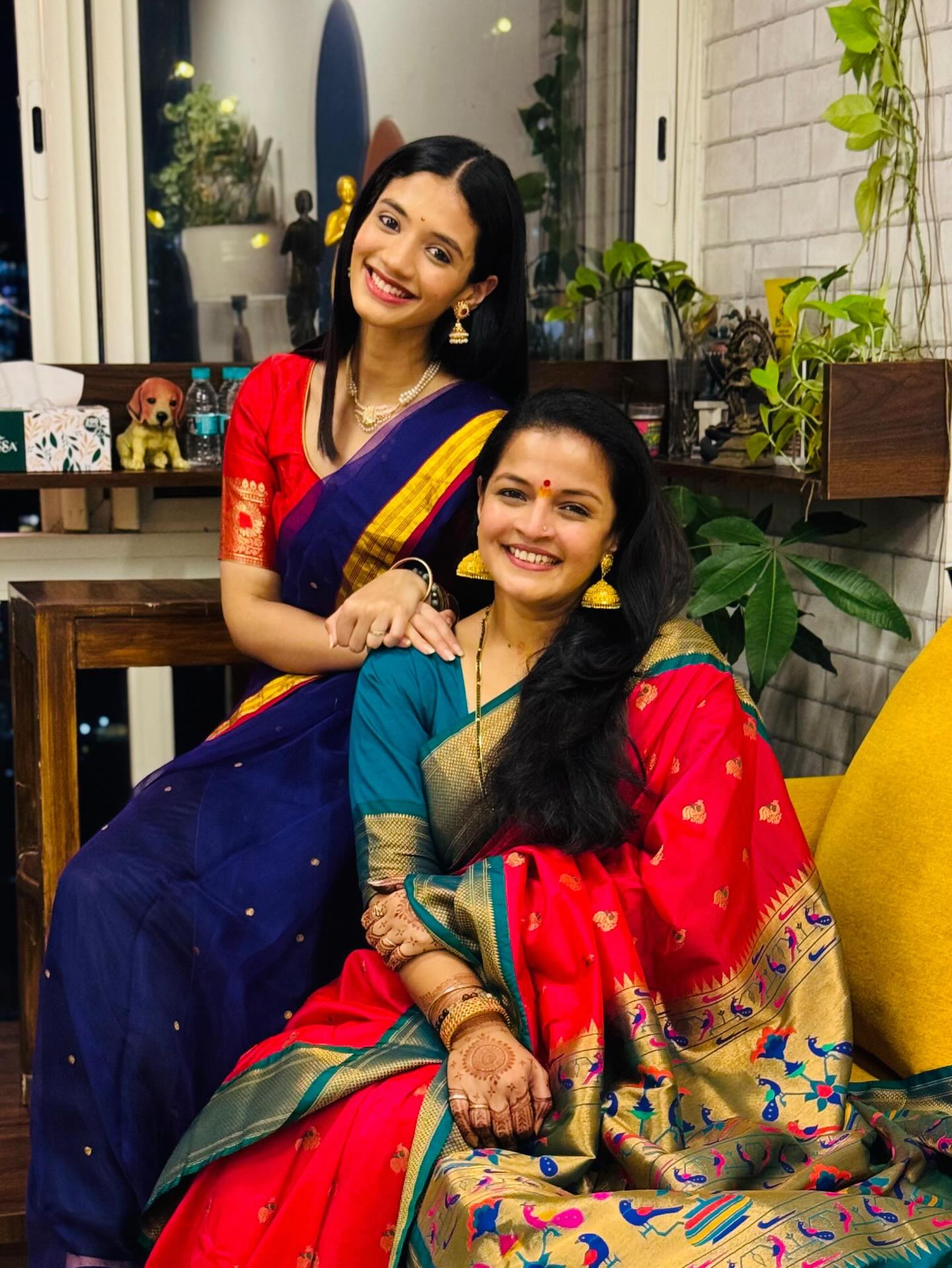 Shubhaavi Lokesh Gupte Paithani Saree Look