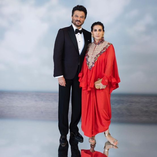 Bollywood actor Anil Kapoor revealing secret about wife Sunita Kapoor solo honeymoon on Indias Top 1 Percent show.