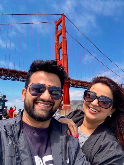 Apurva Nemlekar foreign trip with husband Tanuj Govalkar