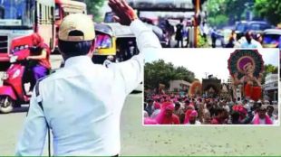 Thane Navi Mumbai traffic jam news | Eastern Express Highway traffic congestion Thane | Konkan Ganeshotsav bus traffic delay | Thane railway station SATIS pool bus crowd