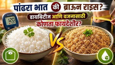 पांढरा भात की ब्राउन राइस? जाणून घ्या वजन आणि शुगरसाठी कोणता चांगला…