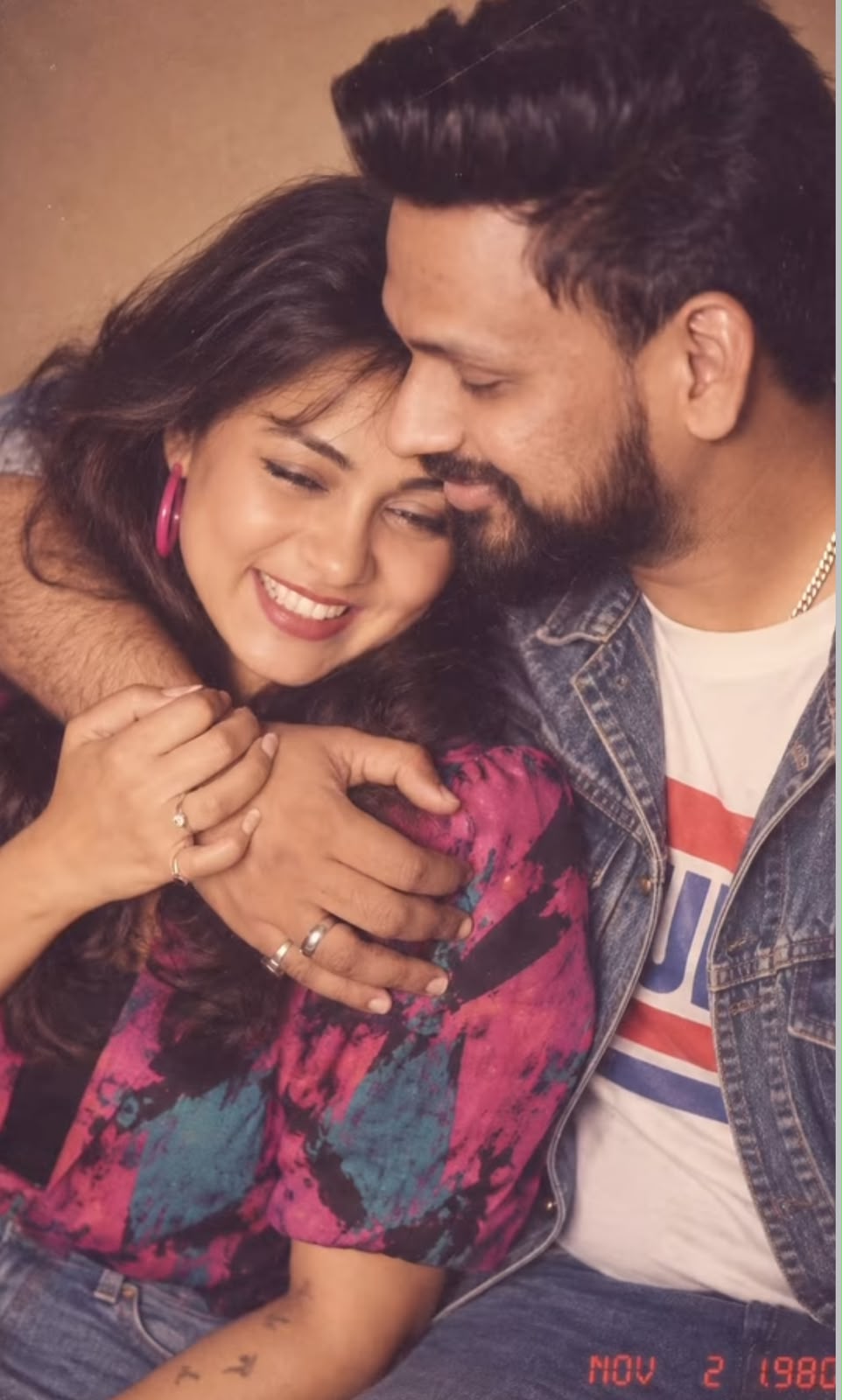 Prarthana Behere 80s vibe AI photoshoot