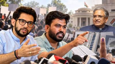 आदित्य ठाकरेंचा अभिजीत दिपकेंना ज्ञानेश कुमार यांच्या विरोधातील आंदोलनाला पाठिंबा