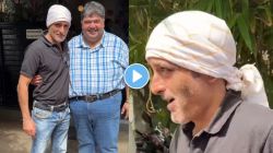 Video: डोक्याला रुमाल, पांढरी दाढी अन्…; अक्षय खन्नाचा व्हिडीओ व्हायरल; अभिनेत्याचा लूक पाहिलात का?
